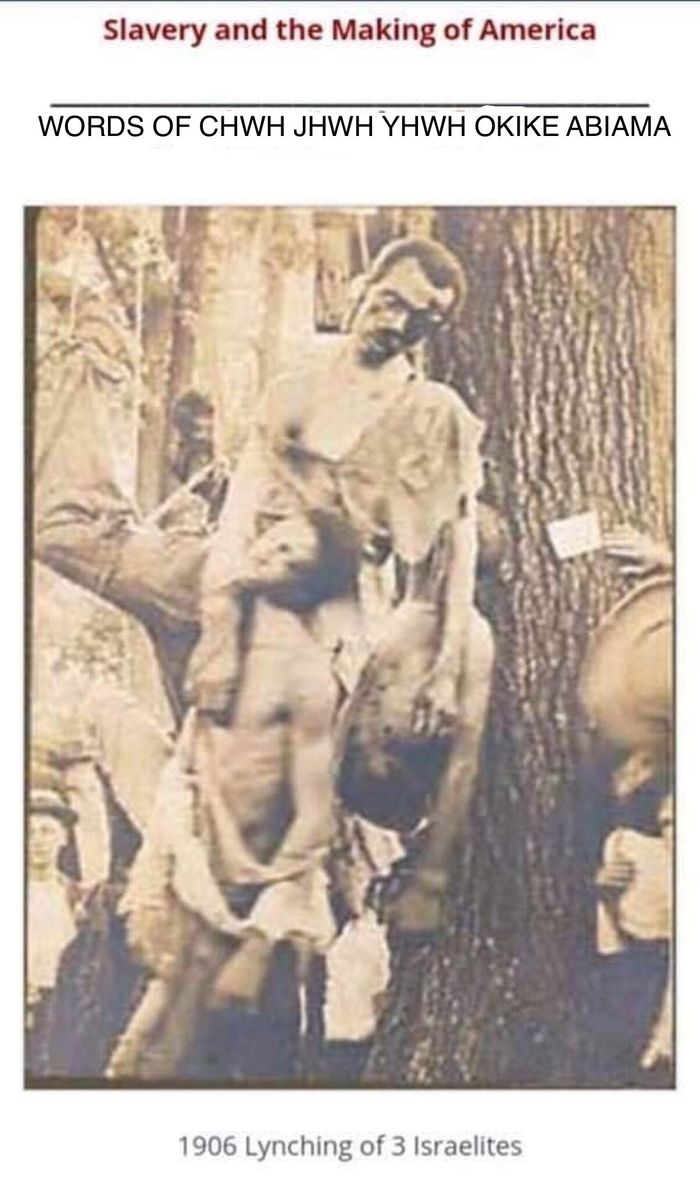 Nigers are Lynched not crucified!